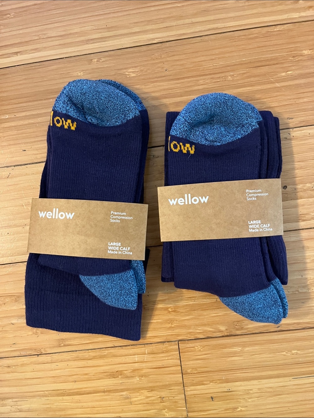 Wellow Compression Socks Size Large